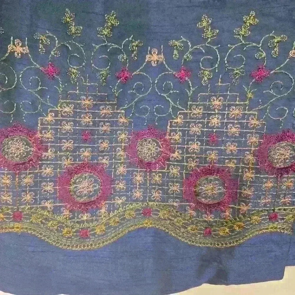 Donna Ricco New York Rare Vintage Embroided Blazer/Blouse Suit,Size 10 - Picture 3 of 7